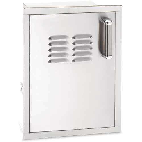 Fire Magic Flush Mounted Door with Tank Tray and Louvers